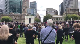 Thousands protest in Adelaide calling for gender equality during March 4 Justice rally