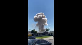 'Shook our whole neighborhood!' Reported firework stack explodes killing two and forcing evacuations in southern California