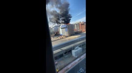 Dc brush fire 3rd Street n.w, commercial building under construction