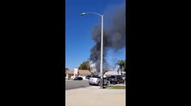 Firework show in Ontario, about three blocks from the explosion of fireworks