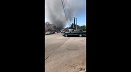 Moving up on Ontario house fire after big explosion goes off