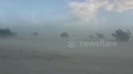 US: Cold Storm Brings Rain, Snow, And Gusty Wind To Southwest California