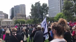 Thousands of Australians attend 'March 4 Justice' in Adelaide