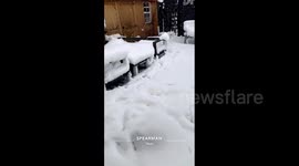 US: Snow And Winds Pick Up Amid Blizzard Warning In Texas Panhandle 4