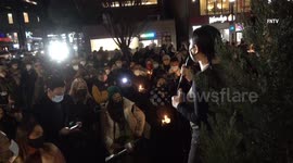 New Yorkers hold vigil for Atlanta shooting victims