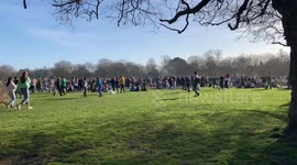 Dozens spotted gathering in UK park on St. Patrick's Day despite COVID-19 regulations