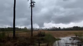 Possible tornado filmed swirling in Mississippi as extreme weather hits southern states