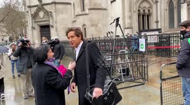 Johnny Depp's lawyers spotted leaving court in London