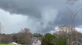 US: Tornado Threats Still Continue As Storm System Moves Across Southeast