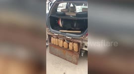 Indian police seize marijuana worth over $12,000 smuggled in hidden car compartments