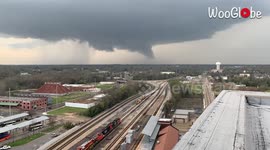 'Massive Storm Cell Hovers Above Jackson, Mississippi'