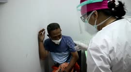 Public workers in Indonesia have the funniest reaction to the Covid jab