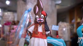 Greek bakery dresses products in traditional attire to mark 200th anniversary of country's revolution