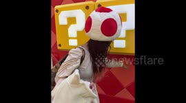 Fans are going wild for the grand opening of Super Nintendo World at Universal Studios Japan
