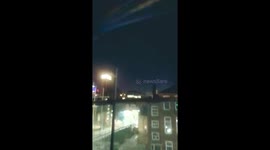 Ufos flying over tower bridge london March 20th 2021