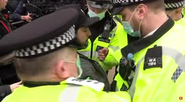 Scores of anti-lockdown protesters have already started to gather at London's Hyde Park