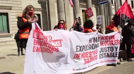 Manifestación 'Por una ley que garantice el derecho a la vivienda