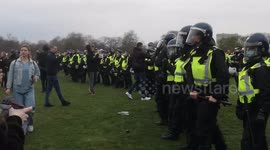 The Anti Mask Protest In Hyde Park