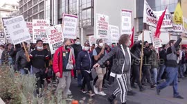 Protesters gather in Athens to support refugees on day of action against racism