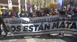 Manifestacíon en Madrid, España