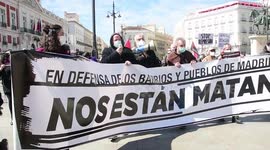 Manifestacíon en Madrid, España