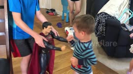 Toddler vs Superman