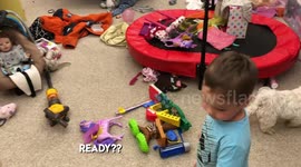 Toddler Trick Shots