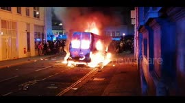 Kill the Bill activist jailed after setting police van on fire in Bristol