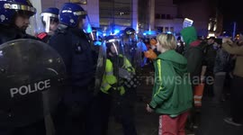 From peaceful demo to violent disorder: 20 officers injured as 'Kill The Bill' protest erupts in Bristol