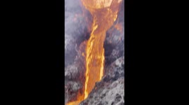The volcanic eruption in Geldingardalur, Reykjanes, Iceland.