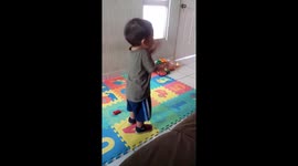 El bebe bastian josé baila el mango relajado, relajado, relajado