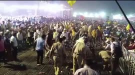 Scores injured after stand collapses at sports event in southern India