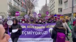 Turkey: Thousands Protest Erdogan’s Decision To Withdraw From Istanbul Convention