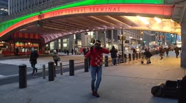 A trombone in New York