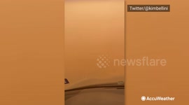Dust storm leaves drivers in Texas with near-zero visibility