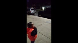 3 Year Old Surprised by his Dad Homecoming - Reaction is Priceless