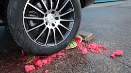 Crushing Crunchy & Soft Things by Car! EXPERIMENT Watermelon vs. CAR