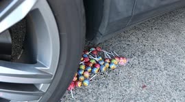 Crushing Crunchy & Soft Things by Car! EXPERIMENT Chupa Chups vs. CAR