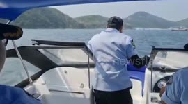 Twenty tourists and guide arrested after damaging corals during ‘sea walking’ trip