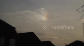 Rainbow illuminates Derbyshire to mark year anniversary of coronavirus lockdown