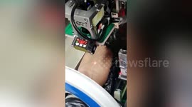 Chinese hospital uses blood-drawing robot to aid medical workers