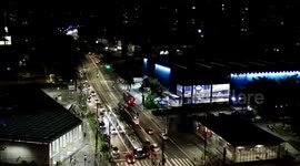 Aerial view of Avenida Professor Francisco Mourato in São Paulo, Brazil