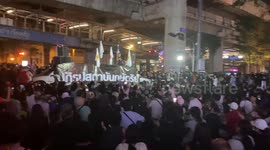 Pro-democracy rally in Bangkok, Thailand