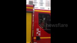 Three injured as fire rips through apartment in Paris
