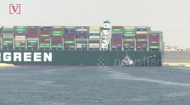 Giant Container Ship Stuck in the Suez Canal Potentially Blocks Food and Vaccine Shipments
