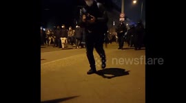 Germany: Protest Against Eviction Of Left Neighborhood Symbol Bar In Berlin