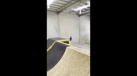 'Insane Footage of BMX Stunt Rider Training for a Competition '