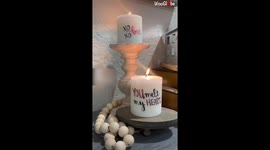 US woman demonstrates how to make DIY customised candles