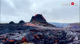 'Iceland Volcano Eruption | Majestic Footage Shows Lava Bursting Through the Surface'