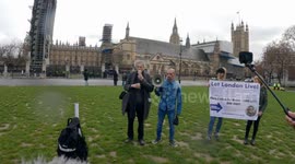 Piers Corbyn's Mayoral Campaign speech on Parliament Square Gardens (YouTube Medical Misinformation strike)